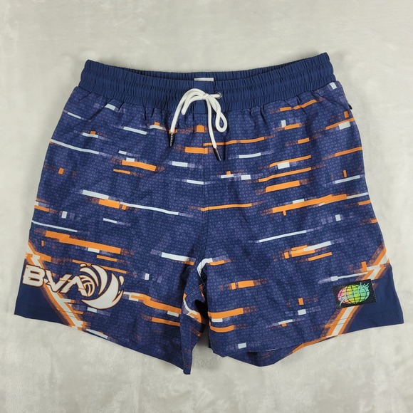 SLUNKS Volleyball Shorts Men's‎ Medium Blue BVA Brea Volleyball Academy NWOT